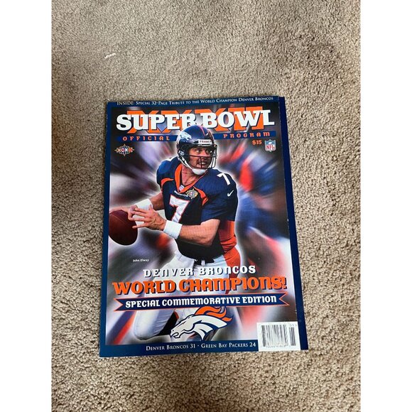 Vintage Denver Broncos Elway, SuperBowl, GameDay Magazine Books Lot of 4 - Picture 4 of 6